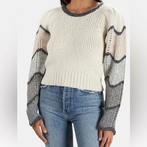 LoveShackFancy Aspyn Pullover- Cloudy Grey